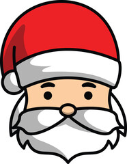 vector cartoon santa claus christmas greeting for christmas celebration