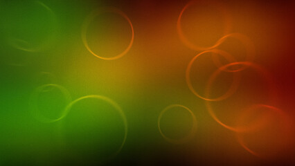 Abstract background with circles. Noise grain and rough.