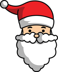 vector cartoon santa claus christmas greeting for christmas celebration