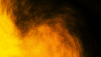 fiery background .waving smoke on a black background. hell background
