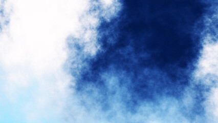 Obraz premium blue sky with clouds.Clouds of smoke or blue gas.mist smog background