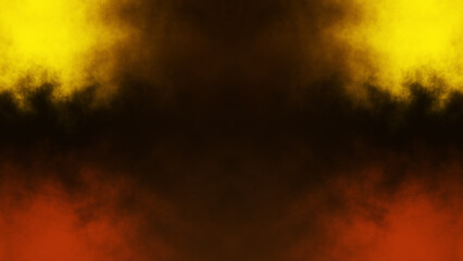 Orange brown light and dark gradient background.golden smoke. clouds abstract background	