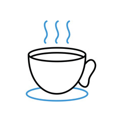 Coffee Icon vector stock illustration.