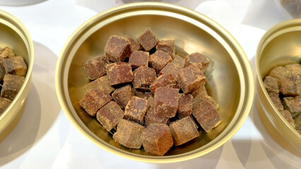 various types of sugar for making dishes