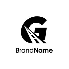 Minimalist Initial G Way Logo