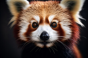 Face of cute Red Panda