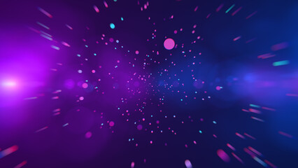 background with particles.particles explosion abstract background. Explosion Freeze motion