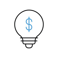 Idea Icon vector stock illustration.