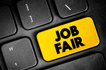 Job Fair - event in which employers, recruiters, and schools give information to potential...