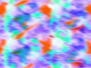 Full seamless tie dye shibori pattern print. Abstract watercolor pressure for textile, fabric, wallpaper. Hand painted elements background. Watercolour texture.