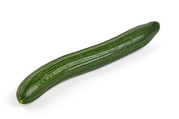 Long Cucumber, isolated on white background.