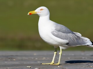 Obraz premium European herring gull , Larus argentatus