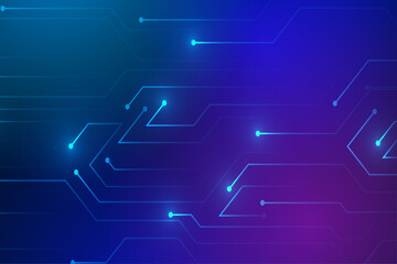 Abstract futuristic circuit board Illustration, Circuit board with various technology elements. Circuit board pattern for technology background. Vector illustration
