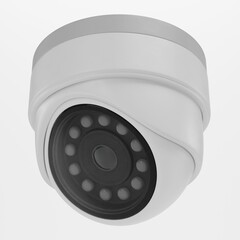 Realistic 3D Render of IP Camera