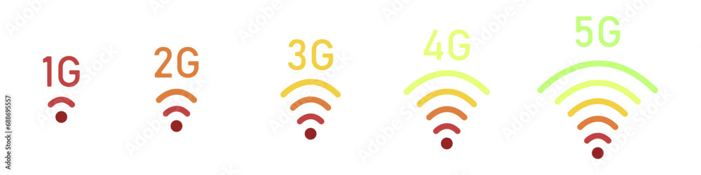 Poster wifi speed vector icon set. set of internet speed icons around the world. wi-fi symbol. internet cov