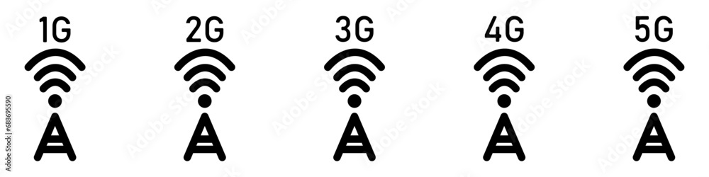 Poster wifi speed vector icon set. set of internet speed icons around the world. wi-fi symbol. internet cov