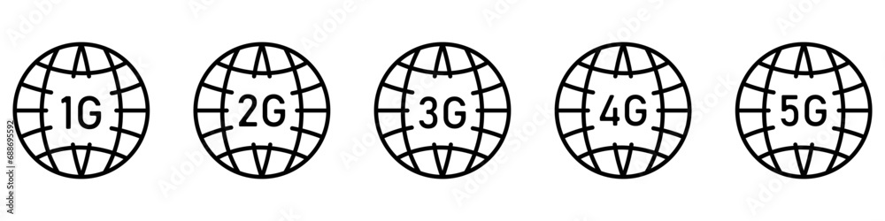 Poster wifi speed vector icon set. set of internet speed icons around the world. wi-fi symbol. internet cov