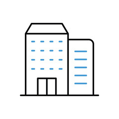 Office Icon vector stock illustration.