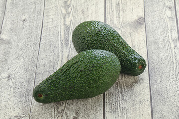 Fresh ripe green organic exotic avocado