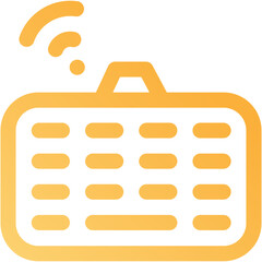 Wireless Keyboard vector design.svg
