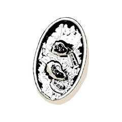 Modern Art Aesthetic influencer lifestyle illustration. Matisse Abstract Set, Aesthetic Modern, feminine, Boho Decor, Minimalist, Illustration, Poster, Postcard. Aesthetic minimalist design.