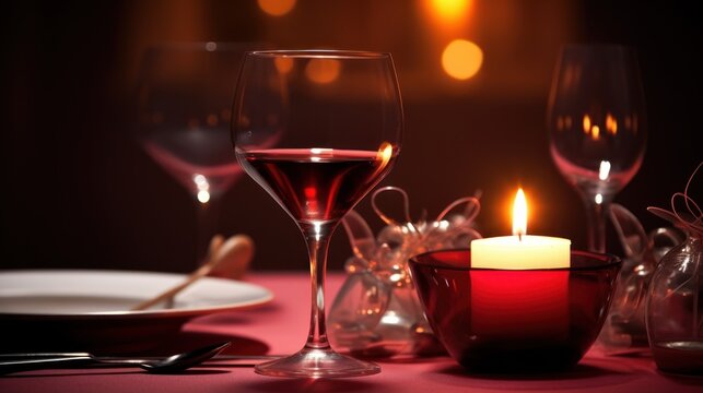  a glass of wine sitting on top of a table next to a plate of food and a glass of wine.