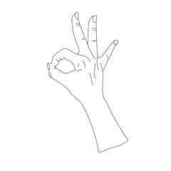 thin line drawing black hands collection. concept of religion symbol, gesturing set, applause, harmony, love, peace or help. linear cartoon style trend logo graphic design isolated on white background