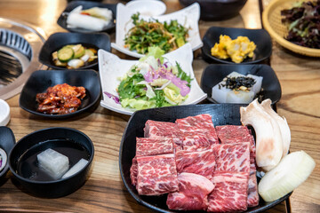 Korean beef Raw short ribs