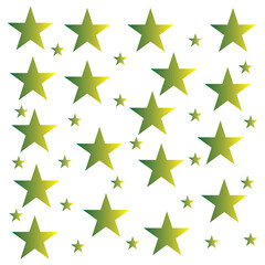 set multi color STAR icon with multi color, vector icon logo
