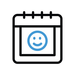 April Fools Day icon vector stock illustration