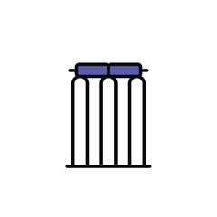 Bold icon design with white background stock illustration