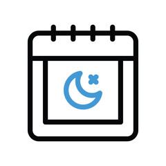 Ramadan  icon vector stock illustration