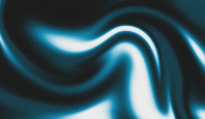 blue and white chrome effect liquid marble y2k gradient background with noise grainy texture