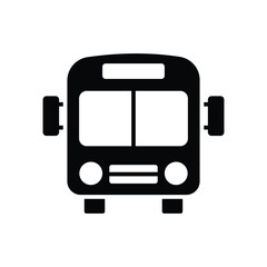 bus icon vector design template simple and modern