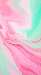 Fototapeta na wymiar Abstract background of acrylic paint in pink, blue and turquoise colors