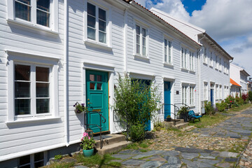 Posebyen - the oldest district of Krisiansand, Norway - 688717909