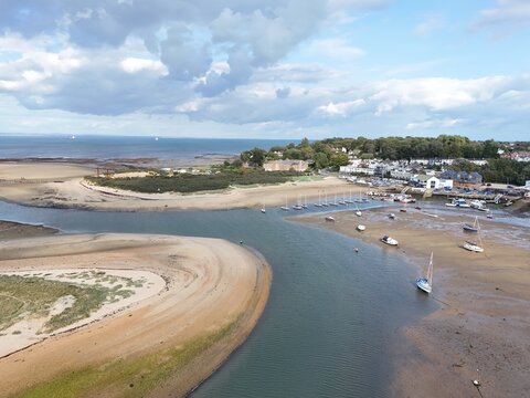 Bembridge beach Isle of wight Uk drone,aerial