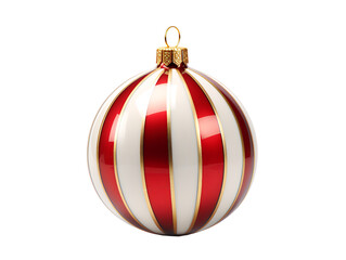 Christmas Ball, isolated on a transparent or white background
