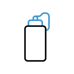 Water Bottle Icon vector stock illustration