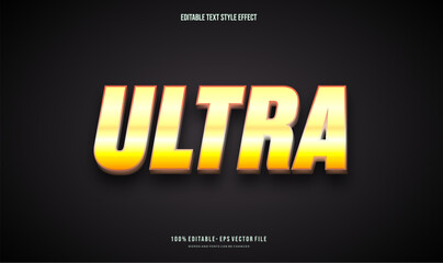 Editable text effect shiny color. Text style effect. Editable fonts vector files.