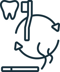 Habits outline icon. Monochrome simple sign from productivity collection. Habits icon for logo, templates, web design and infographics.