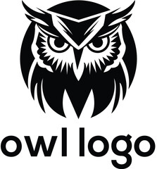Owl vector for logo or icon, clip art, owl illustration, owl logo design, vector