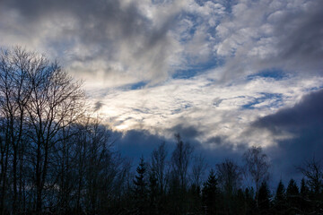 clouds in the sky