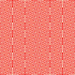 Seamless pattern. Triangles ornament. Geometrical backdrop. Triangular shapes wallpaper. Geometric figures background. Ethnic motif. Digital paper. Textile print. Web design. Vector abstract.