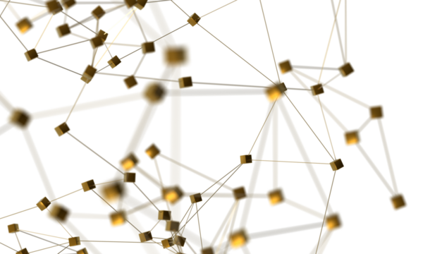 Abstract 3d render, network concept, background