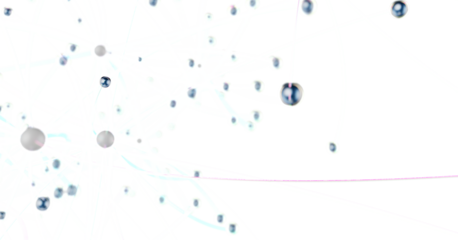 Abstract 3d render, network concept, background