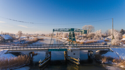 Sztutowo zima most