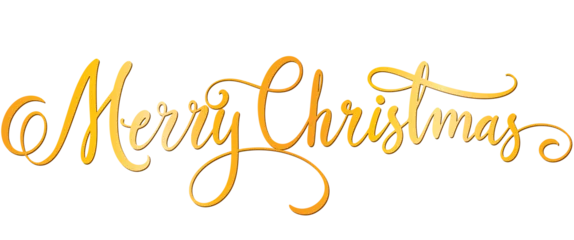 Foto op Canvas Merry christmas lettering typography with Gold color. Vector eps © senimanto