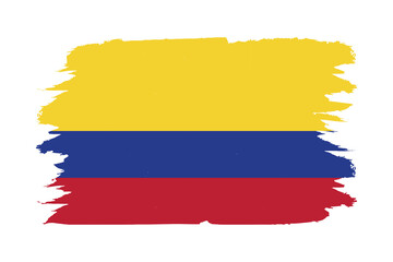 Vector illustration columbia of flag