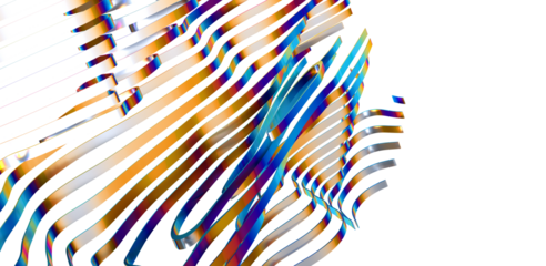 Chromatic Extravaganza: A Dazzling 3D Display of Colors